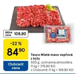 Tesco Tesco mleté maso vepřové z kýty nabídka