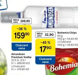 Tesco Amundsen Premium vodka nabídka
