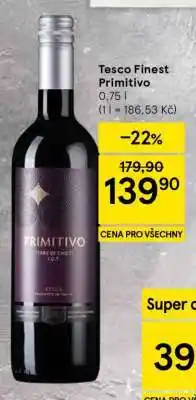 Tesco Tesco Finest Primitivo nabídka