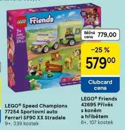 Tesco LEGO Friends 42695 Přívěs s koněm a hříbětem nabídka