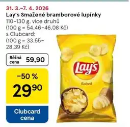 Tesco Lay's Smažené bramborové lupínky nabídka