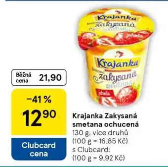 Tesco Krajanka Zakysaná smetana ochucená nabídka