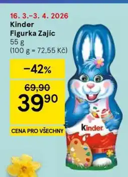 Tesco Kinder Figurka Zajíc nabídka