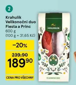 Tesco Krahulík Velikonoční duo Fiesta a Princ nabídka