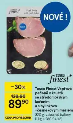 Tesco Tesco Finest Vepřová pečeně v krustě nabídka