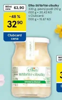 Tesco Efko Stříbřité cibulky nabídka