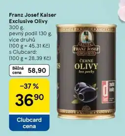 Tesco Franz Josef Kaiser Exclusive Olivy nabídka