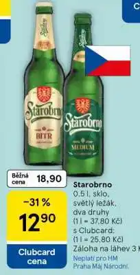 Tesco Starobrno nabídka