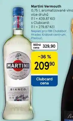 Tesco MARTINI Vermouth nabídka