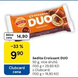 Tesco Sedita Croissant DUO nabídka