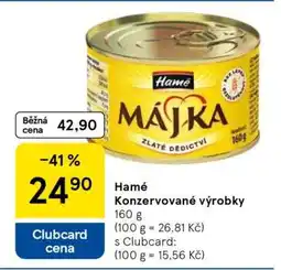 Tesco Hamé Konzervované výrobky nabídka