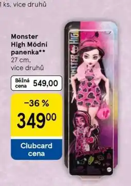 Tesco Monster High Módní panenka nabídka