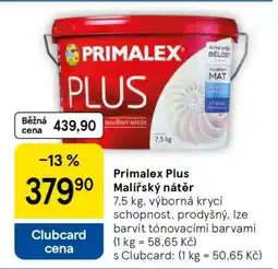 Tesco Primalex Plus Malířský nátěr nabídka