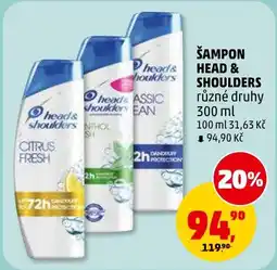 Penny Market Šampon head & shoulders nabídka