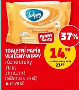 Penny Market Toaletní papír vlhčený wippy nabídka
