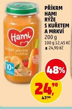 Penny Market Příkrm hami rýže s kuřetem a mrkví nabídka