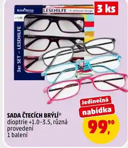 Penny Market Sada čtecích brýlí nabídka