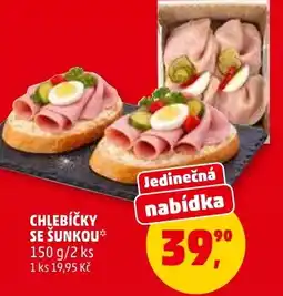 Penny Market Chlebíčky se šunkou nabídka