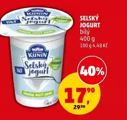 Penny Market Selský jogurt bílý nabídka