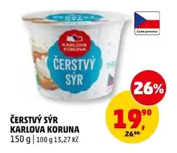 Penny Market Čerstvý sýr karlova koruna nabídka