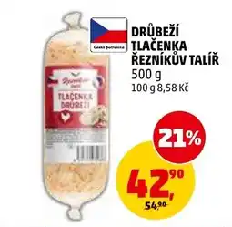 Penny Market Drůbeží tlačenka řezníkův talíř nabídka