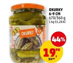 Penny Market Okurky 6-9 cm nabídka