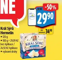 Albert Král Sýrů Hermelín nabídka