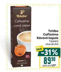 Billa Tchibo Cafissimo Kávové kapsle 1 balení nabídka