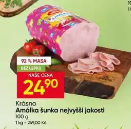 Hruška Krásno Amálka šunka nejvyšší jakosti nabídka