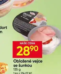 Hruška Obložené vejce se šunkou nabídka