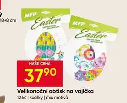 Hruška Velikonoční obtisk na vajíčka 12 ks košilky nabídka