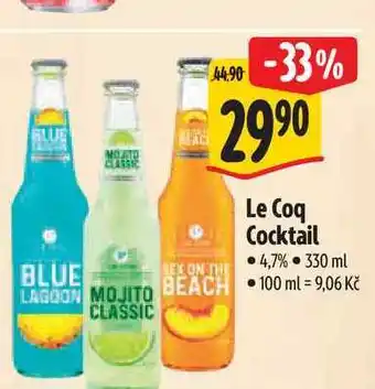 Albert Le Coq Cocktail 4,7% nabídka