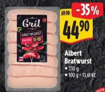 Albert Albert Bratwurst nabídka