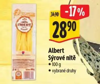 Albert Albert Sýrové nitě nabídka