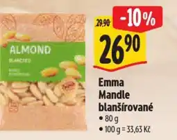 Albert Emma Mandle blanšírované nabídka