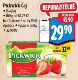 Albert Pickwick Čaj nabídka