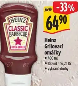 Albert Heinz Grilovací omáčky nabídka