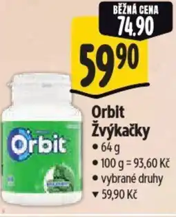 Albert Orbit Žvýkačky nabídka