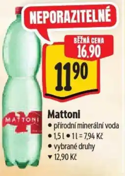 Albert Mattoni nabídka