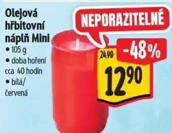 Albert Olejová hřbitovní náplň Mini nabídka