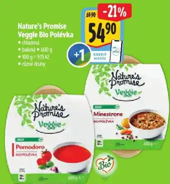 Albert Nature's Promise Veggie Bio Polévka nabídka