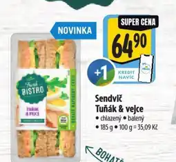 Albert Sendvič Tuňák & vejce nabídka