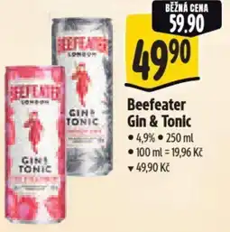 Albert Beefeater Gin & Tonic nabídka