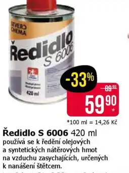 Teta Ředidlo S 6006 nabídka