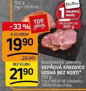 Flop VEPŘOVÁ KRKOVICE UZENÁ BEZ KOSTI nabídka