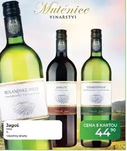 Tamda Foods Jagoš Vino nabídka