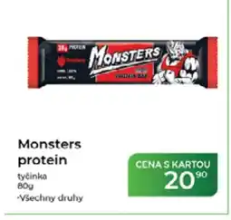 Tamda Foods Monsters protein tyčinka nabídka