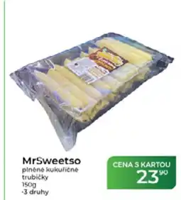 Tamda Foods MrSweetso plněné kukuřičné trubičky nabídka