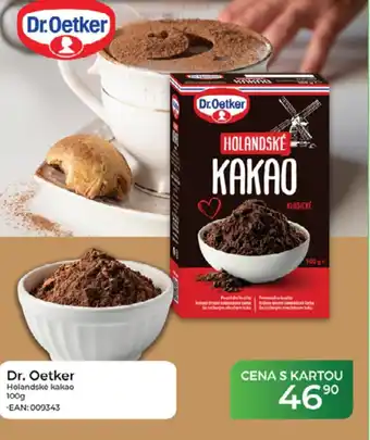 Tamda Foods Dr. Oetker Holandské kakao nabídka
