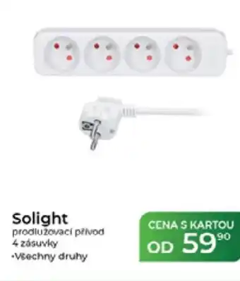 Tamda Foods Solight prodlužovací přívod nabídka